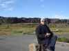 At the Thingvellir National Park in Iceland which is the site of a rift valley that marks the crest of the Mid-Atlantic Ridge, September 9, 2011 