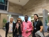 With fellow members of the International Jury for Digital Competition at the 33rd Cairo International Film Festival - Imma Piro, Victor Okhai, and Edreace Purmul on November 19, 2009