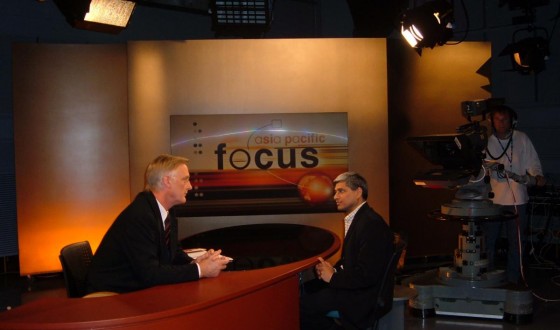 Being Interviewd on Australian TV on May 26, 2005